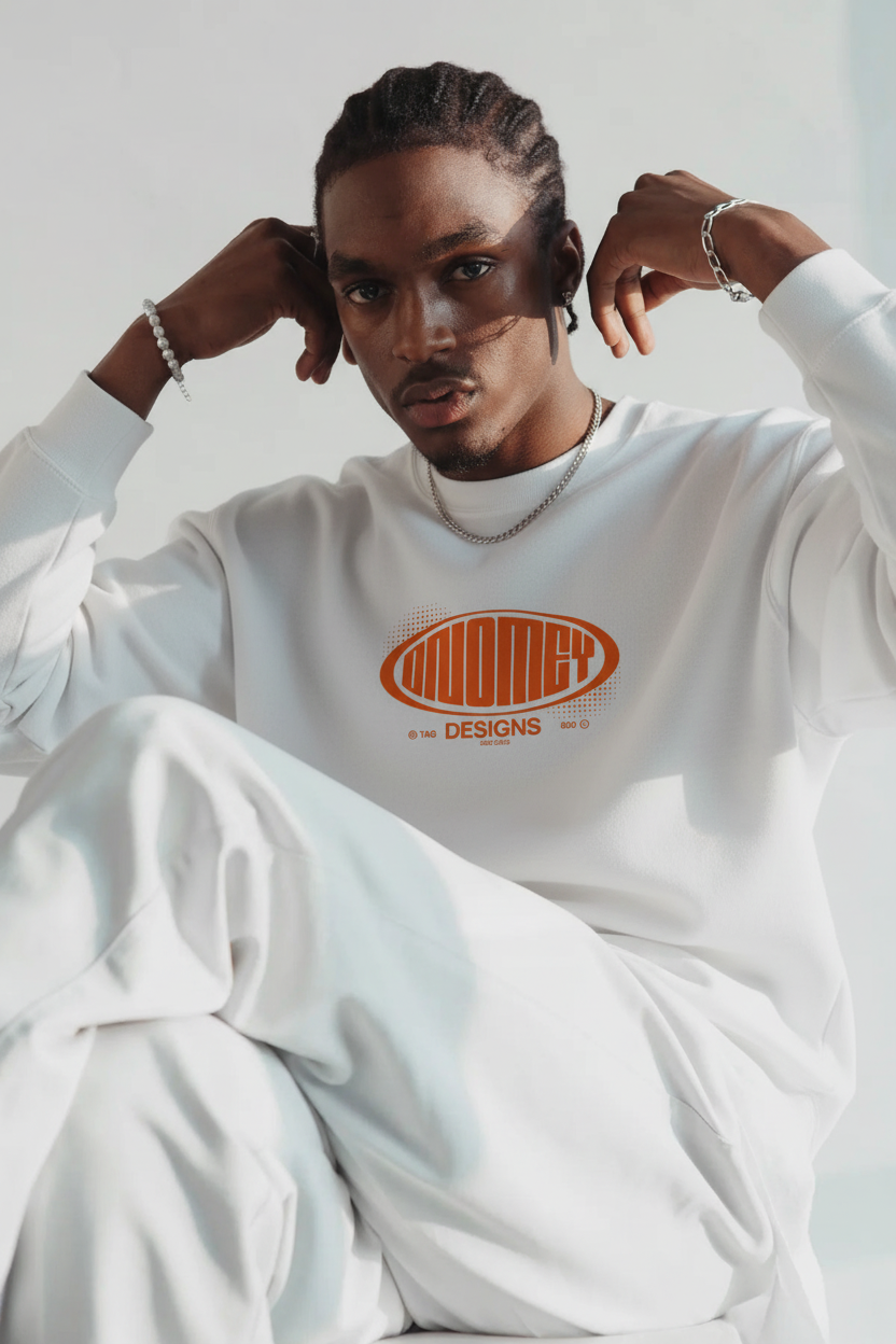 Sweat à Col Rond I ONOMEY - Photo lifestyle